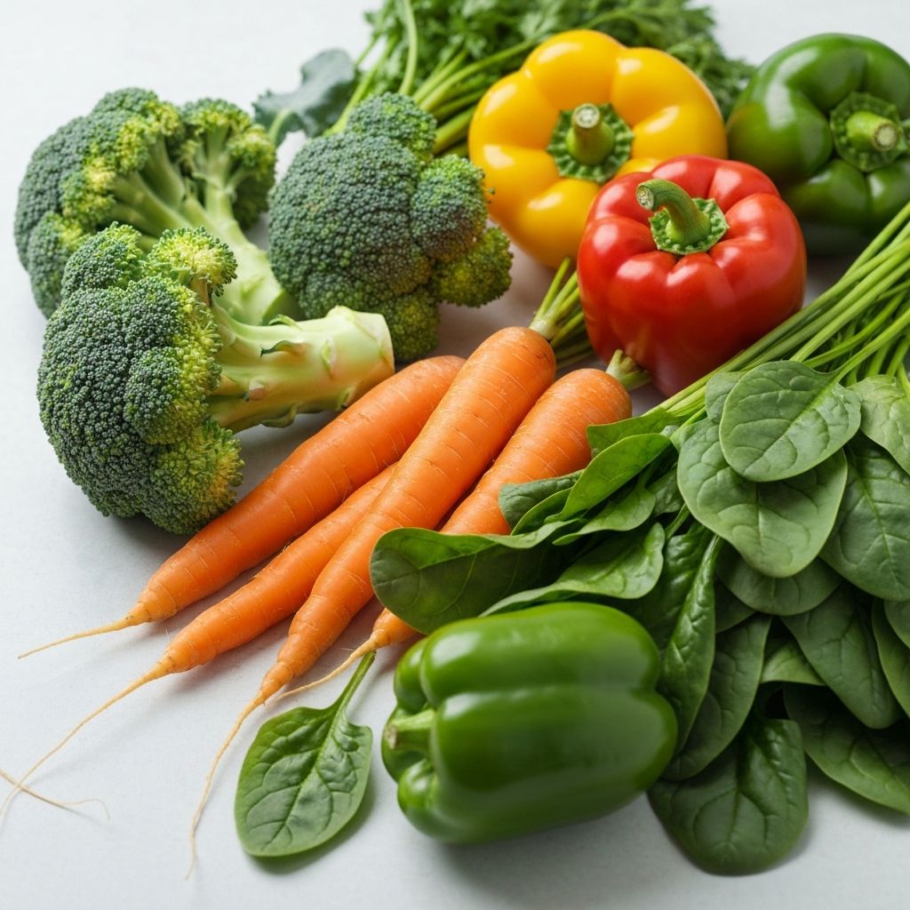 Fresh organic vegetables