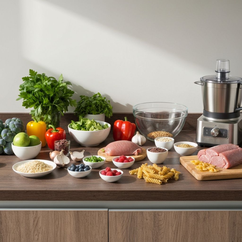 Healthy meal preparation