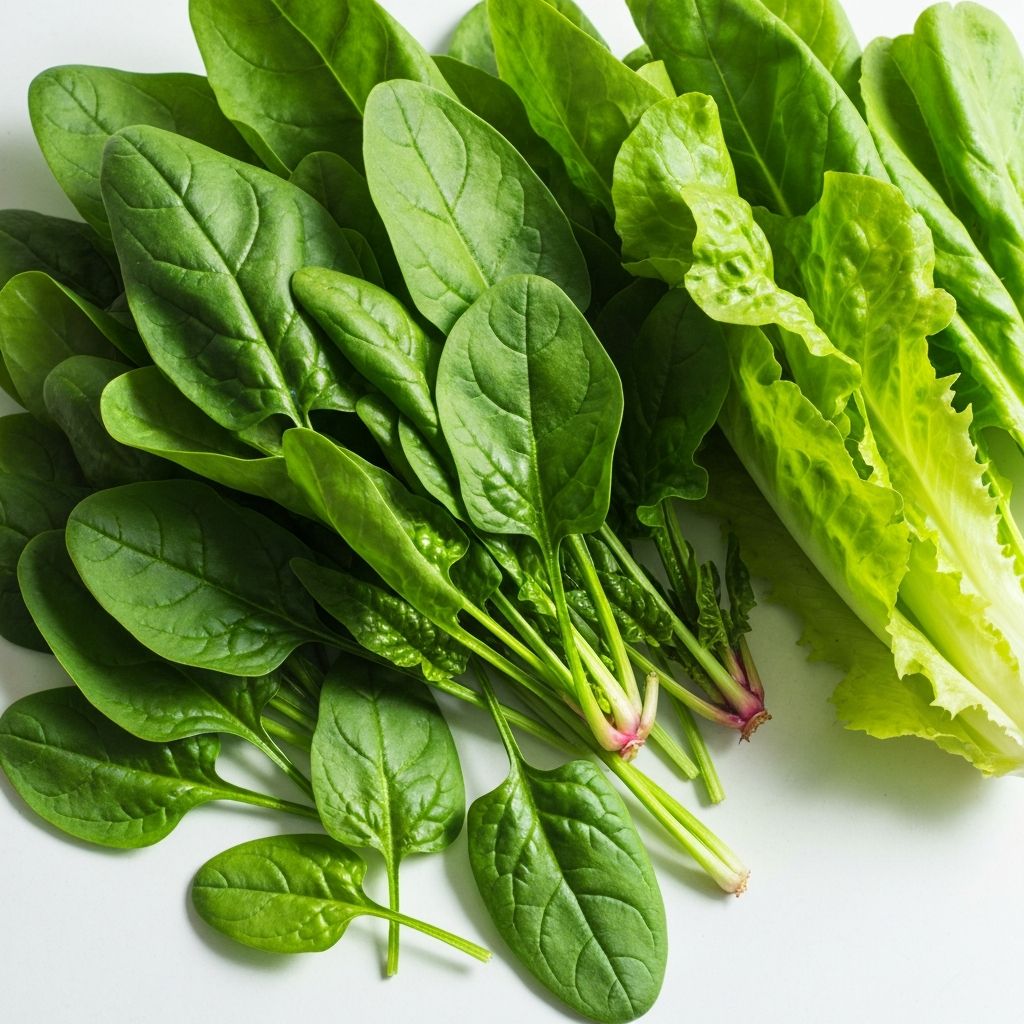 Spinach and leafy greens